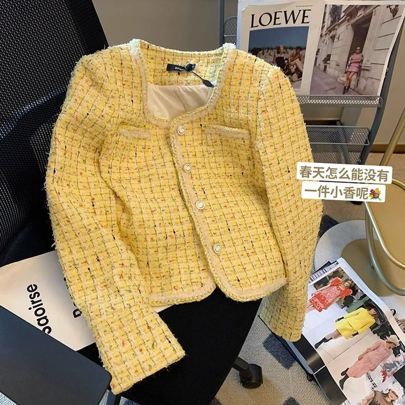 Yellow Winter Clothing - Women Jacket Spring Autumn New Yellow