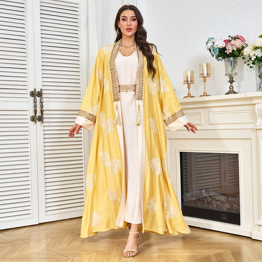 Yellow Winter Clothing - Mt480 New Ethnic Style Women's Clothing