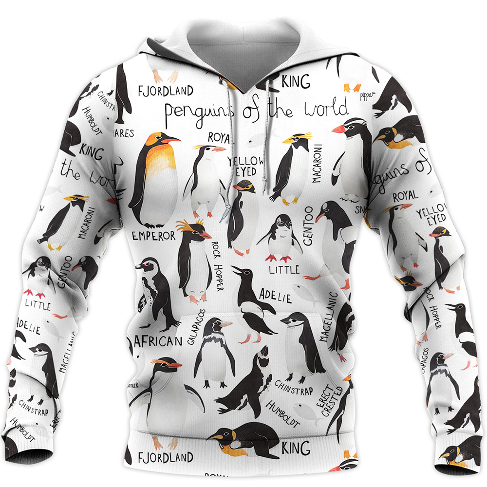 Winter Clothing Types - Cute Animal Penguins Type 3d Print