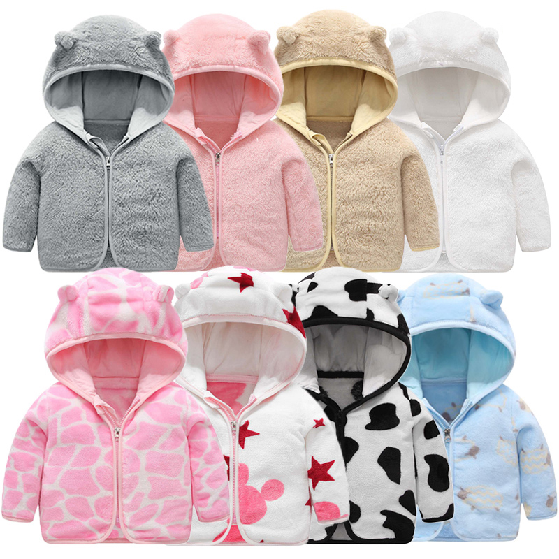 Winter Clothing For 1 Year Old Girl - Children Flannel Jacket Autumn and Winter