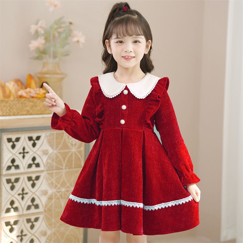 Winter Clothing For 1 Year Old Girl - Baby Girls Sweet Dresses 2024 New
