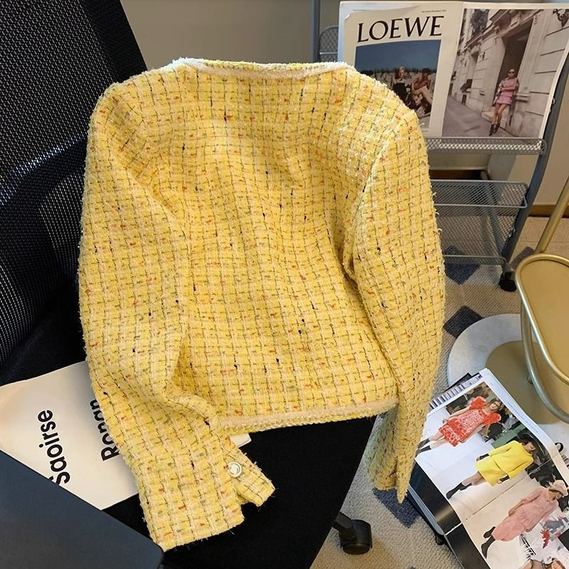 Women Jacket Spring Autumn New - огляд і ціна Yellow Winter Clothing