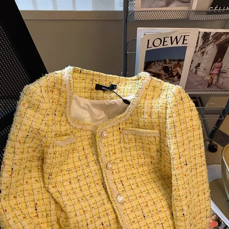 Women Jacket Spring Autumn New - огляд і ціна Yellow Winter Clothing