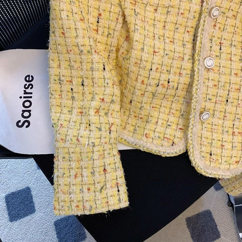 Women Jacket Spring Autumn New - огляд і ціна Yellow Winter Clothing