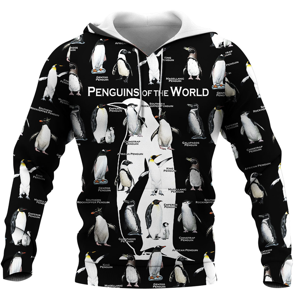 Cute Animal Penguins Type 3d P - огляд і ціна Winter Clothing Types