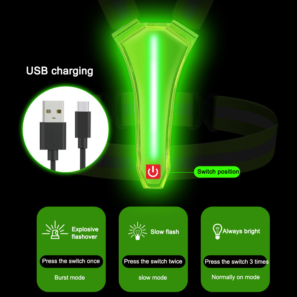 LED Running Vest USB Rechargea - огляд і ціна Winter Clothing Kids