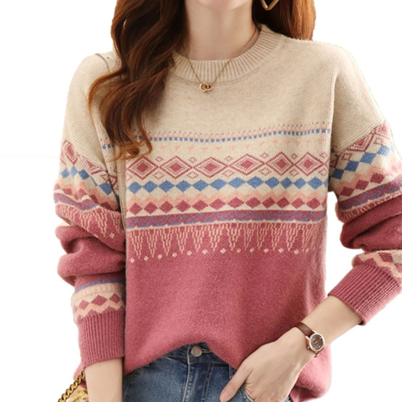 Round O Neck Ladies Pullovers  - огляд і ціна Winter Clothing Sale Women