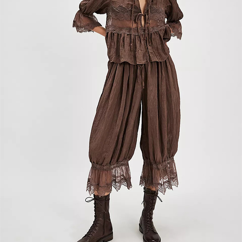 Women Lace Trim Pants Vintage  - огляд і ціна Winter Under Clothing