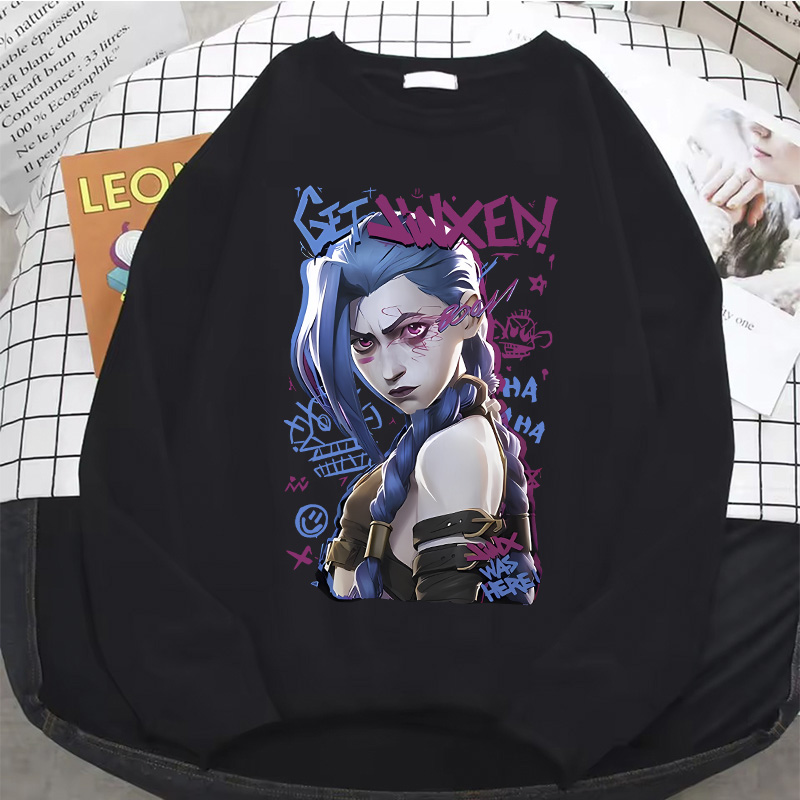 Jinx Arcane Hoodie Hot Anime W - огляд і ціна Winter Under Clothing
