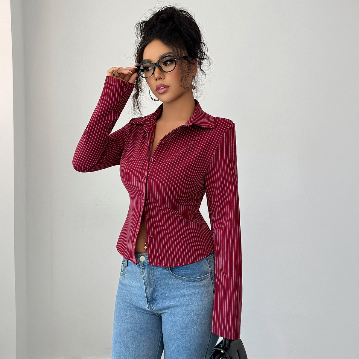 Casual High-grade Striped Long - огляд і ціна Winter Clothing Types