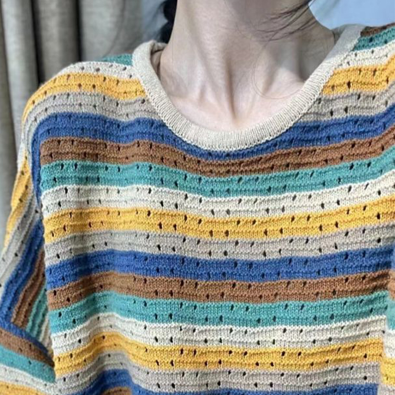Spring Women Striped Long Slee - огляд і ціна Yellow Winter Clothing
