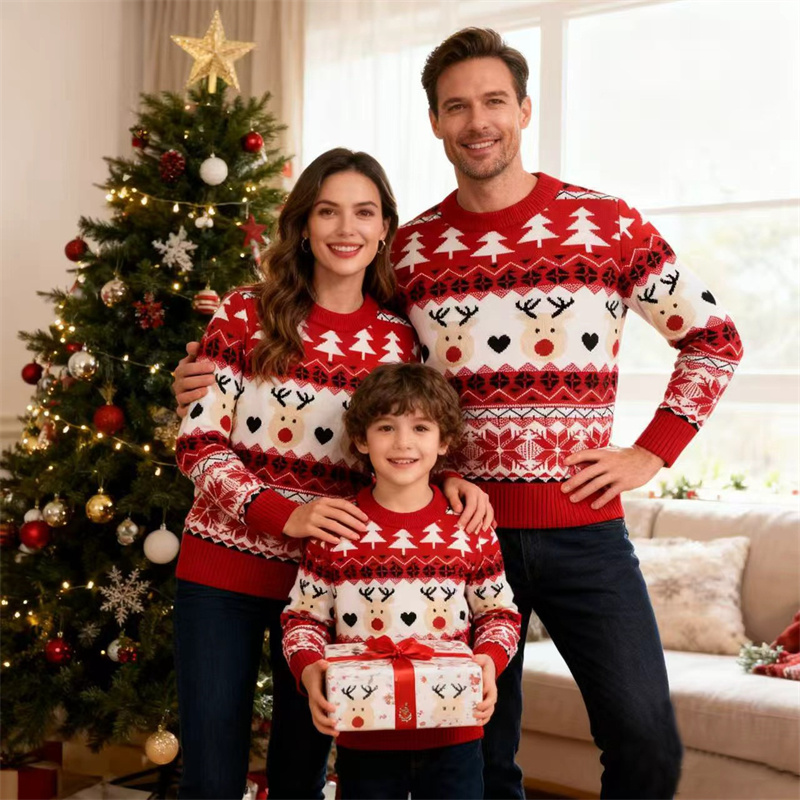 Christmas Family Sweaters Pare - огляд і ціна Winter Clothing Kids