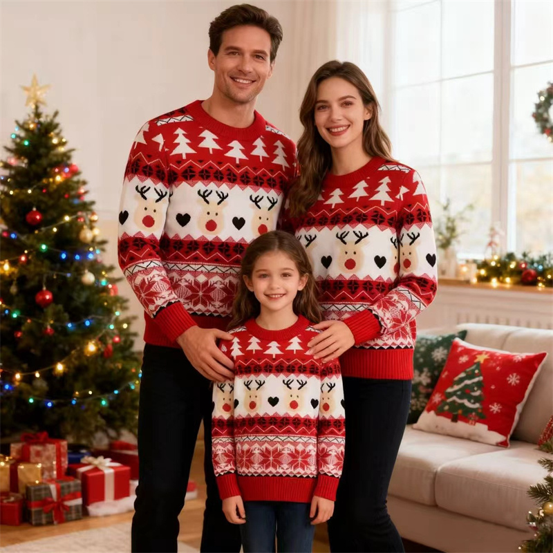 Christmas Family Sweaters Pare - огляд і ціна Winter Clothing Kids