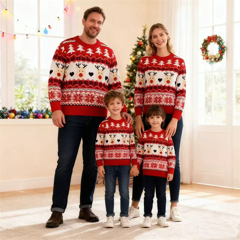 Christmas Family Sweaters Pare - огляд і ціна Winter Clothing Kids