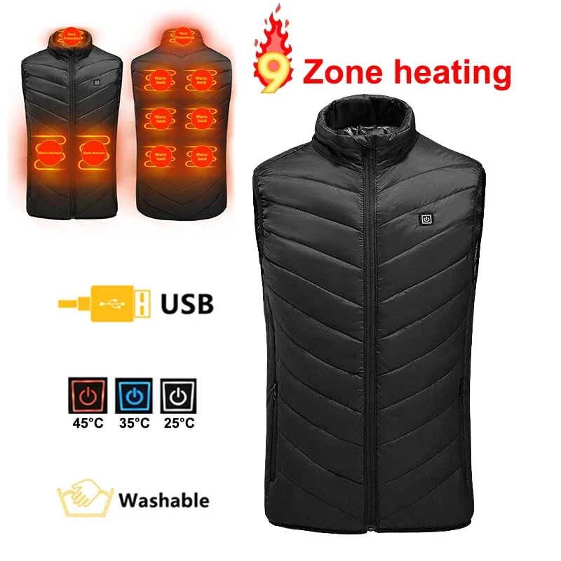 PHMAX Heated Vest Winter Warm  - огляд і ціна Winter Under Clothing