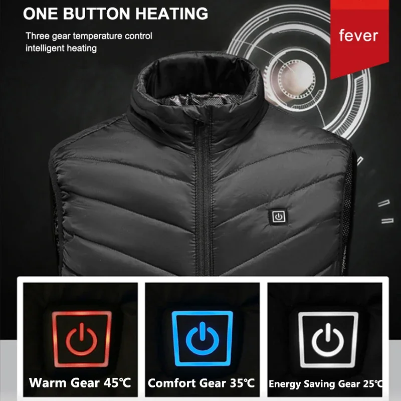 PHMAX Heated Vest Winter Warm  - огляд і ціна Winter Under Clothing