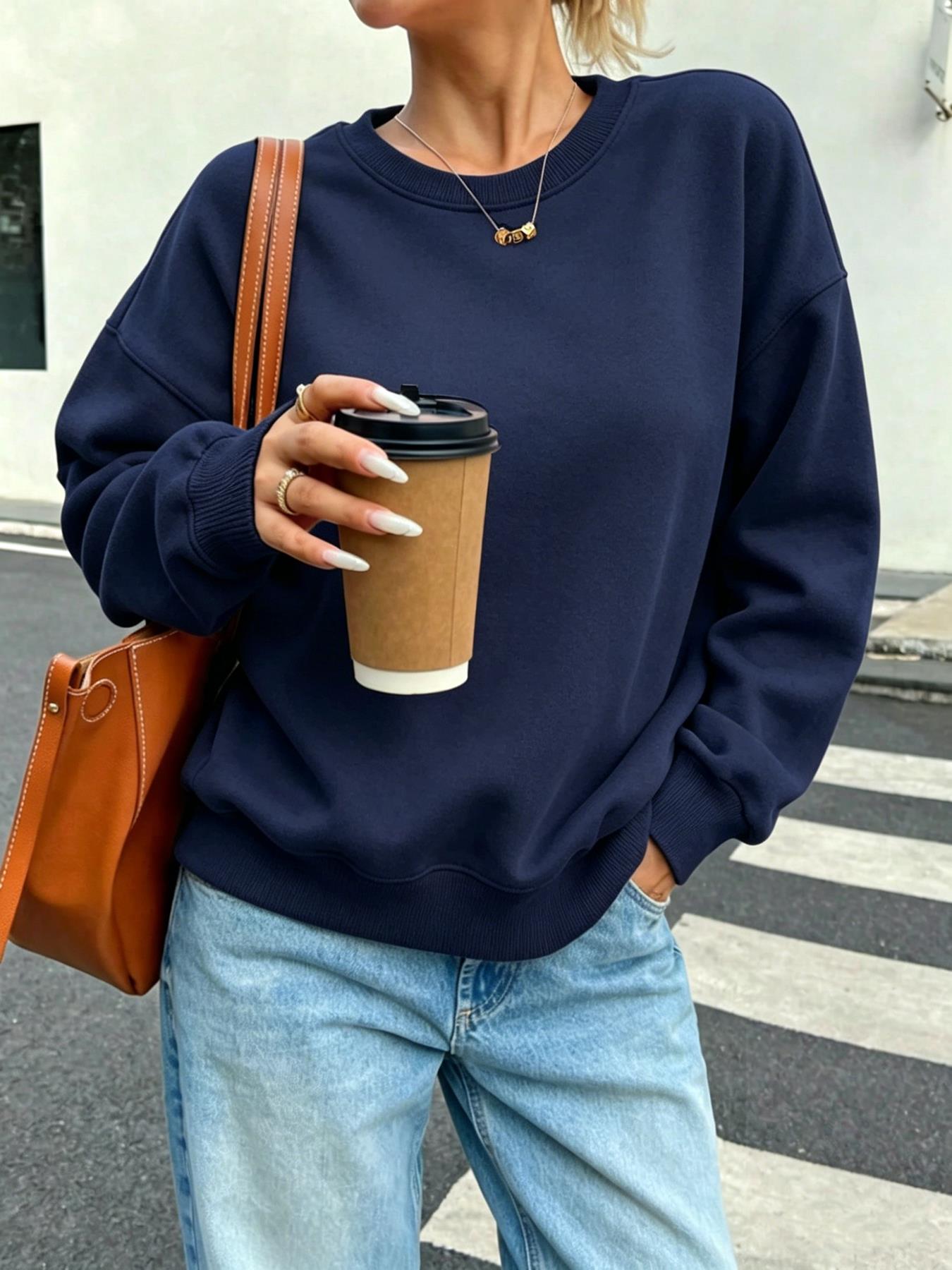 Solid Women's Casual Sweatshir - огляд і ціна Winter Clothing Sale Women
