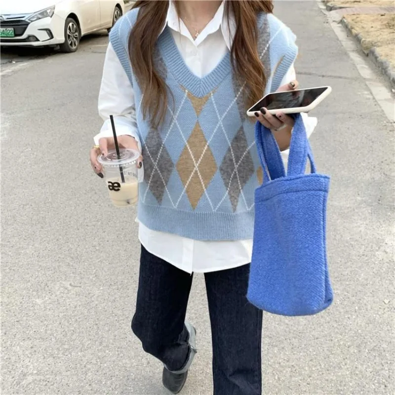 Knit Vests for Women V-Neck Pu - огляд і ціна Winter Clothing Sale Women