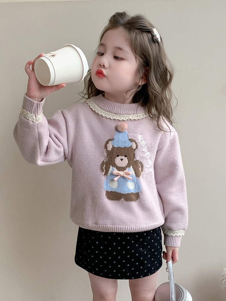 Sweet Sle Bear Print Lace  Gir - огляд і ціна Winter Under Clothing