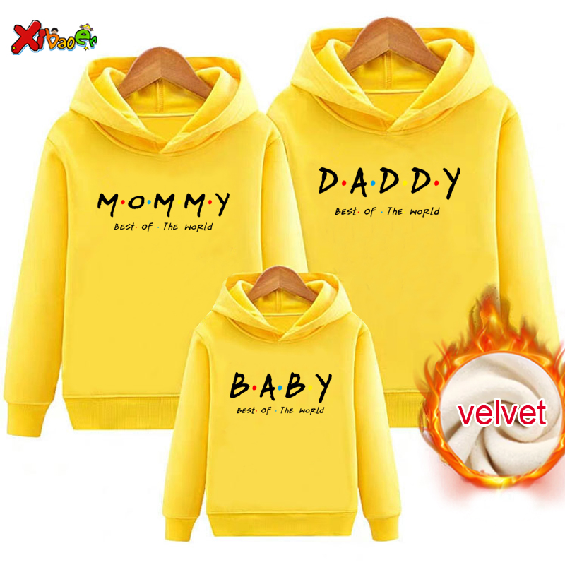 Family Outfit Matching Hoodie  - огляд і ціна Winter Clothing Kids