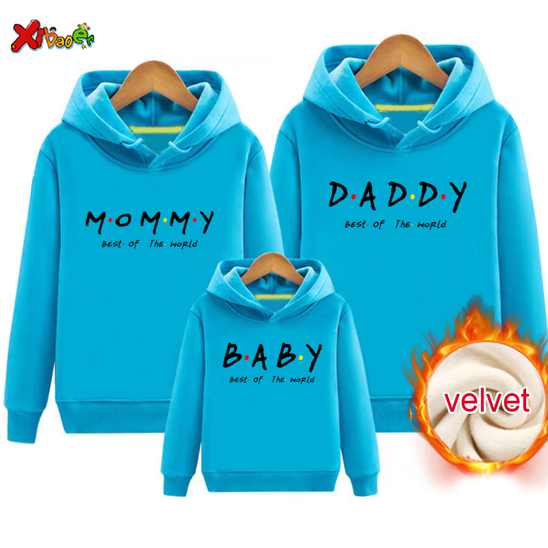 Family Outfit Matching Hoodie  - огляд і ціна Winter Clothing Kids