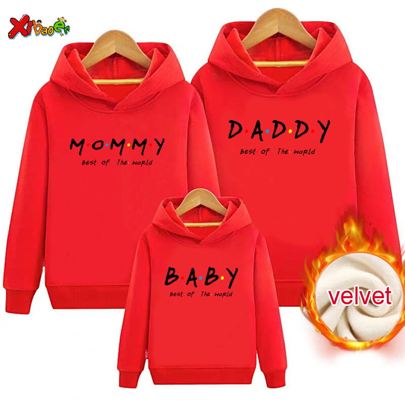 Family Outfit Matching Hoodie  - огляд і ціна Winter Clothing Kids