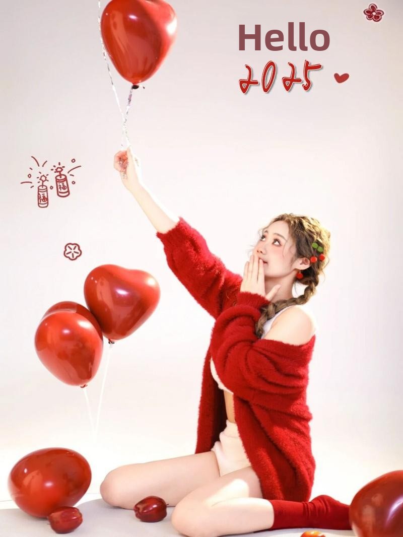New Autumn Winter Red Sweater  - огляд і ціна Winter Clothing Photo