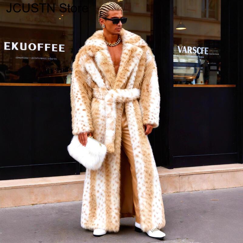 Leopard Faux Fur Coat Women Ma - огляд і ціна Yellow Winter Clothing