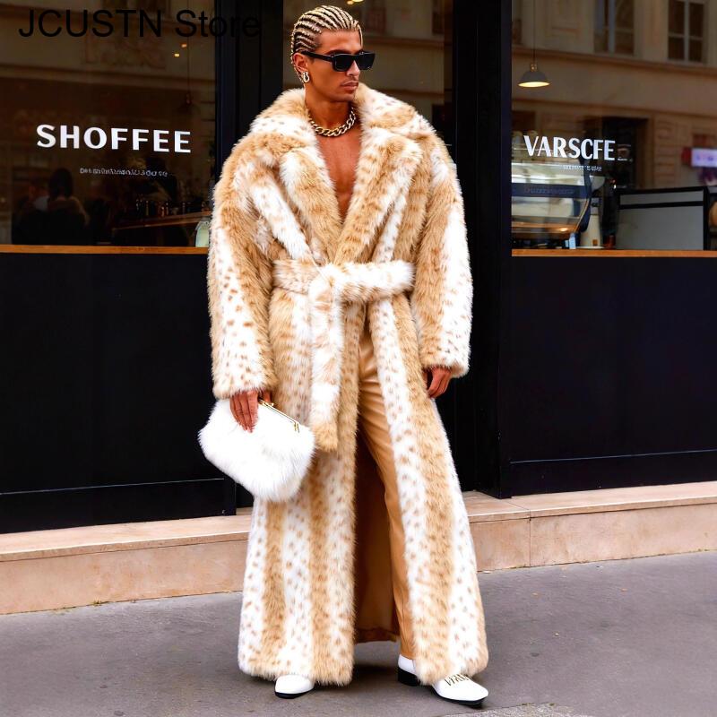 Leopard Faux Fur Coat Women Ma - огляд і ціна Yellow Winter Clothing