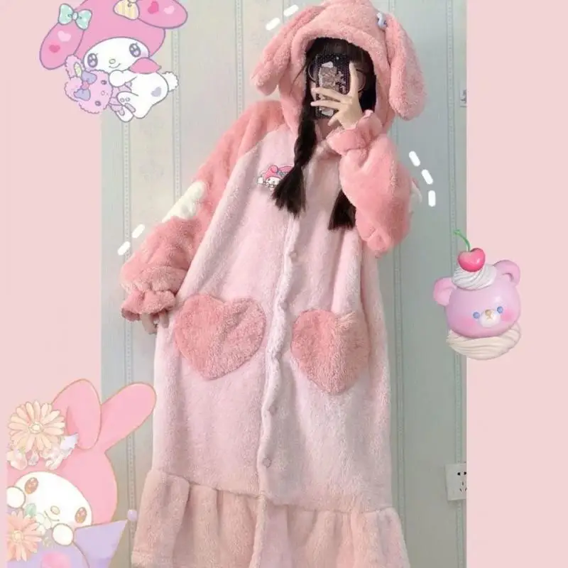 2Pcs Hello Kittys Plush Pajama - огляд і ціна Winter Clothing Kids